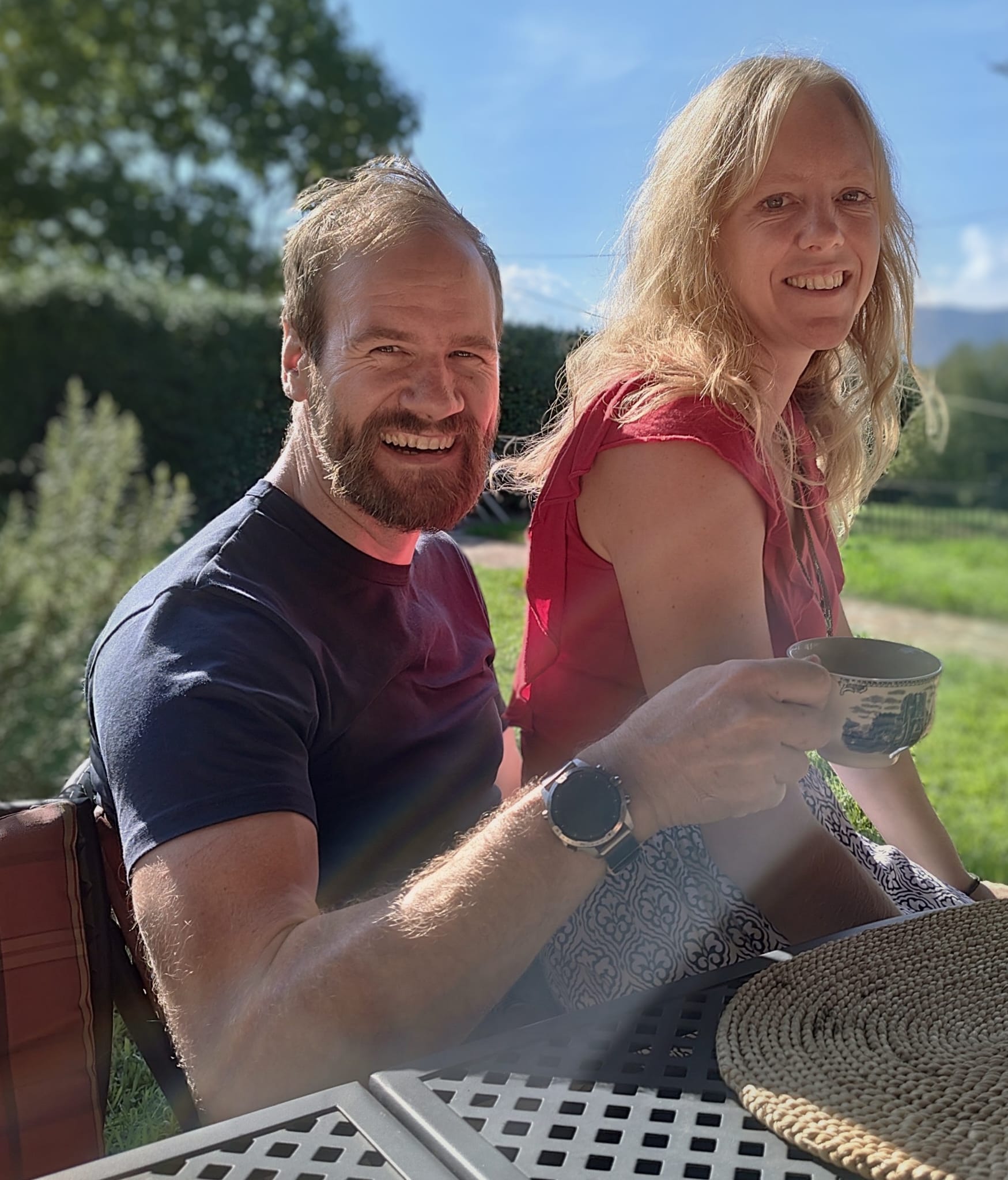 Kung Fu Training für sich selber, doppelte Power.